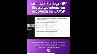 Reabsorção interna em endodontia na IBAMSP - CD Concursos