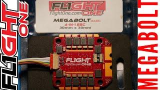 FlightOne MegaBolt Is Here  Brand New 50a Work Horse ESC !!