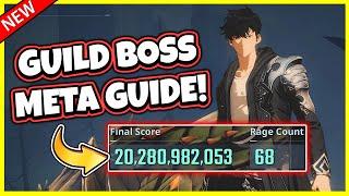 NEW GUILD BOSS META BUILD GUIDE! TIPS & BATTLE GUIDE! [Solo Leveling: Arise]