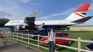 A tour of the British Airways Negus 747 at Kemble Cotswold Airport, GBA