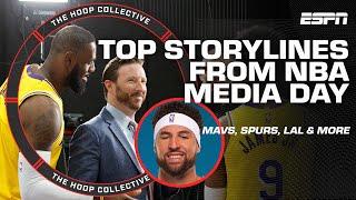 FULL REACTION to 2024 NBA Media Day: Bronny James, Klay, Wemby, KAT & more | The Hoop Collective