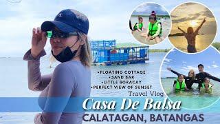 #Travelvlog @ Casa De Balsa Calatagan, Batangas | Floating Cottage | Little Boracay