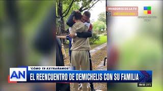  El reencuentro de Martín Demichelis con su familia: "Cómo te extrañamos" 