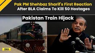 Pakistan Train Hijack: 'Won't Shake Pakistan...' PM Shehbaz Sharif After BLA Says 50 Hostages Dead