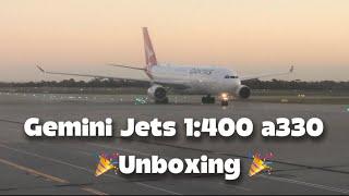 Qantas a330 1:400 Gemini Jets Unboxing 