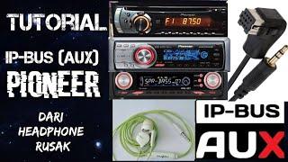 CARA MEMBUAT KABEL IP-BUS (AUX) PIONEER DARI HEADPHONE RUSAK | HOW TO BUILD PIONEER IP-BUS (AUX)