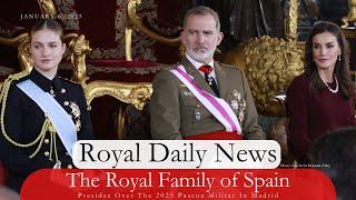 The Royal Family of Spain Preside Over A Military Ceremony In Madrid.  Plus, More #RoyalNews