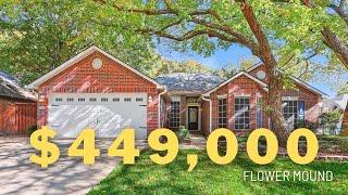 [SOLD DEC 2023] A Flower Mound Home With a Turfed Backyard with Pool for Under $500K