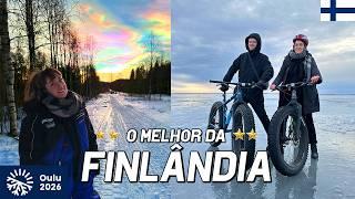  ICE BIKE, HUSKIES, DAWN BY DAY AND LOTS OF FOOD IN FINLAND | Germanizing