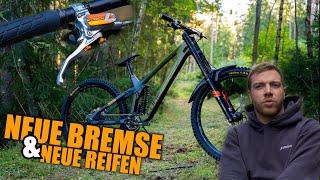 NEUE HOPE TECH 4 V4 BREMSE und NEUE REIFEN | Erster Test + Einbau | Bikevlog | Eggi