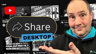 Share Your YouTube Content Effortlessly from Your Desktop ️