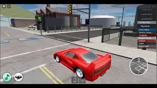 Driving a Ferrari F40 in Pacifico 2: Playground Town