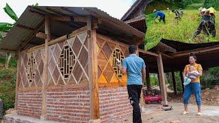 Install Kitchen Walls, Hire More People to Help Harvest Rice | Family Farm