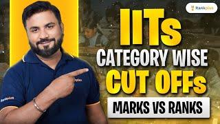 IIT CUT OFFs | Category Wise Marks Vs Ranks | JEE 2024 | Jitendra Sir #iitjeecutoff #jee2024