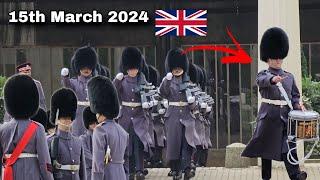 15th March 2024: F  Company  Scots Guards  Massive Inspection | Wellington Barracks 