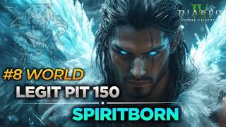 Diablo 4 |  Unleash Spiritborn Power  #8 Worldwide Legit ! Pit Cleared in 2'45 ! 