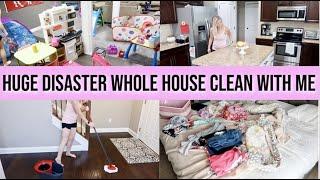 *HUGE COMPLETE DISASTER WHOLE HOUSE CLEAN WITH ME! | SUPER MESSY HOUSE | EXTREME CLEANING MOTIVATION