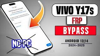 ViVo Y17s Android 13, 14 Frp Bypass Google Account Lock Without Pc | 2024 Bypas google after Reset.