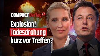 Explosion! Todesdrohung kurz vor Treffen?