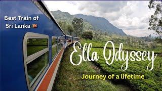 Ella Odyssey journey in FIRST CLASS | Most Luxury train in Sri Lanka  | Colombo to Badulla