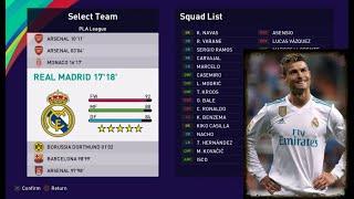 eFootball PES 2021 REAL MADRID 2017-2018 Classic Teams - Ps4/Ps5