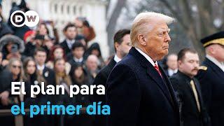 ¿Qué planes tiene Trump para el primer día de gobierno?