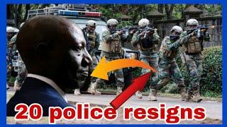 Breaking: 20 kenyan police in haiti Resigns from work,Threatens Ruto badly