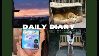 『Della’s Daily Diary』12｜小米mixflip开箱｜好吃减脂鸡胸肉做法｜陪我练琴吧