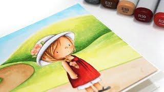 Copic Coloring with Mindy Baxter - Coloring with Red