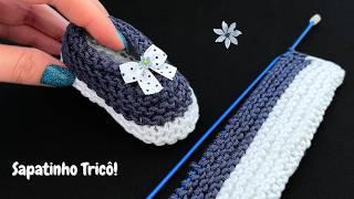 EASY STEP-BY-STEP KNITTING SHOES