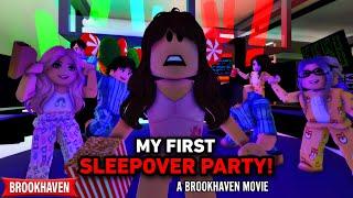 MY FIRST SLEEPOVER PARTY WENT WRONG…!|| Roblox Brookhaven RP || CoxoSparkle2