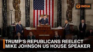 Trump's Republicans reelect Mike Johnson US House Speaker | DD India Live