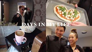 DIML | bf cooking vlog? reading! my day off!