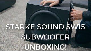 Unboxing SW15 Sealed Subwoofer from Starke Sound