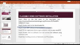 Installation of FluidSIM 5 Demo software