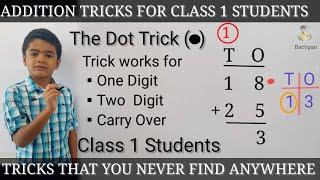 Easy Addition tricks for class 1 students | Addition tricks in Vedic math | Dot  trick | Arnav Nayak