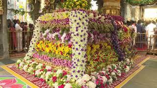 Stunning Flower Decoration Inside Tirumala Temple