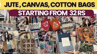 Jute Bags, Canvas Bags & Cotton Bags Starts From 32 Rs | Jute Bag Wholesaler in Mumbai