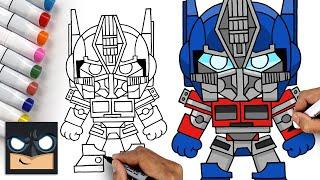 How To Draw OPTIMUS PRIME | TRANSFORMERS