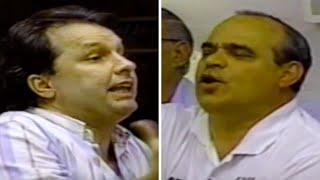 DIRIGENTE VS JUGADOR | Clip de En Caliente en 1996 | Roberto Gómez Junco