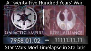 2500 Years of War - A Star Wars Timelapse in Stellaris