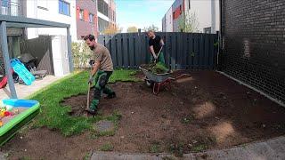 Kustorez. Laying of a Turf lawn