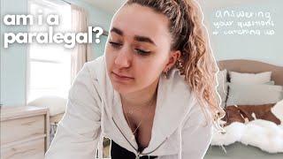 am I a paralegal? | catch-up + productivity vlog