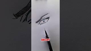 POV: You tried drawing an anime eye and ended up with THIS? #art #shorts #foryou #tutorial #drawing