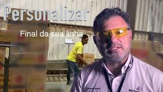 Sistema Paletização com Robô Colaborativo da Universal Robots em parceria com a Kapta.