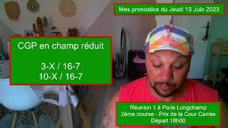 MAX 1-2-3 Turf vos pronostics hippiques gratuits du Jeudi 15/06/2023@max1-2-3turfvospronosticsh2​