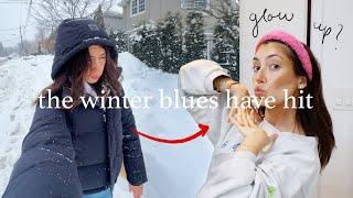 SNOW DAY vlog: glow up routine, heatless curls, a new soup & staying sane (ish)