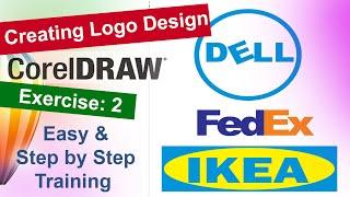 Creating Logo Design in Corel Draw Exercise No. 2 | YN Tutor