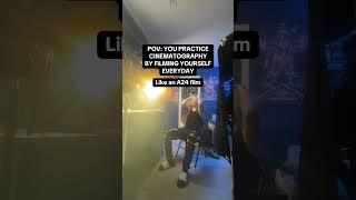 How to film yourself like a movie. A24 style #filmmakersfamily #filmforever #cinematic