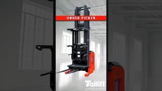 LIFT OPERATORS HIGHER with our efficient and reliable order pickers! #warehouse #forklift #tailift